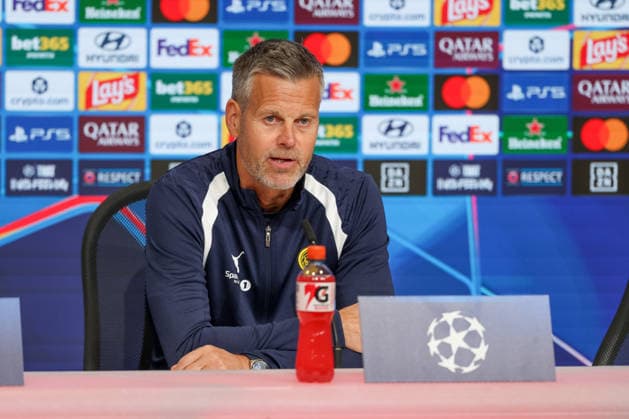 Kjetil Knutsen (FK Bodo Glimt, Chef-Trainer) bei der Pressekonferenz, GER, Abschlusstraining und Pressekonferenz, FK Bodo Glimt, Fussball, UEFA Champions League, 1. Spieltag, LigaPhase, Saison 2026 2027, 09.09.2026, GER, Abschlusstraining und Pressekonferenz, FK Bodo Glimt, Fussball, UEFA Champions League, 1. Spieltag, LigaPhase, Saison 2026 2027, 09.09.2026 Muenchen Copyright: xEibner-Pressefoto JennixMaulx EP_JML