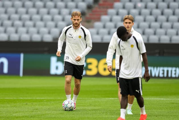 Ole Didrik Blomberg (FK Bodo Glimt, 11) beim Training, GER, Abschlusstraining und Pressekonferenz, FK Bodo Glimt, Fussball, UEFA Champions League, 1. Spieltag, LigaPhase, Saison 2026 2027, 09.09.2026, GER, Abschlusstraining und Pressekonferenz, FK Bodo Glimt, Fussball, UEFA Champions League, 1. Spieltag, LigaPhase, Saison 2026 2027, 09.09.2026 Muenchen Copyright: xEibner-Pressefoto JennixMaulx EP_JML