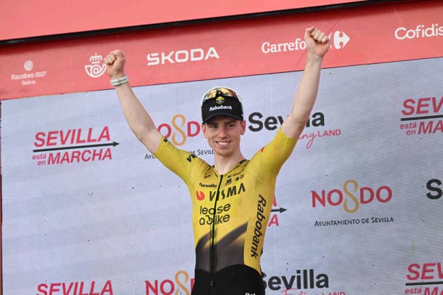 09-09-2026 Vuelta A Espana; Tappa 17 Dos Hermanas - Sevilla; 2026, Visma - Lease A Bike; Brennan, James Matthew; Siviglia; 