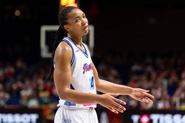 Imani McGee-Stafford (Puerto Rico, 34) enttaeuscht Enttaeuschung, GER, Puerto Rico vs. China, Basketball, FIBA Women s World Cup 2026, Qualifikation fuers Viertelfinale, 09.09.2026 GER, Puerto Rico vs. China, Basketball, FIBA Women s World Cup 2026, Qualifikation fuers Viertelfinale, 09.09.2026 Berlin Copyright: xEibner-Pressefoto MaxxVincenx EP_MVN