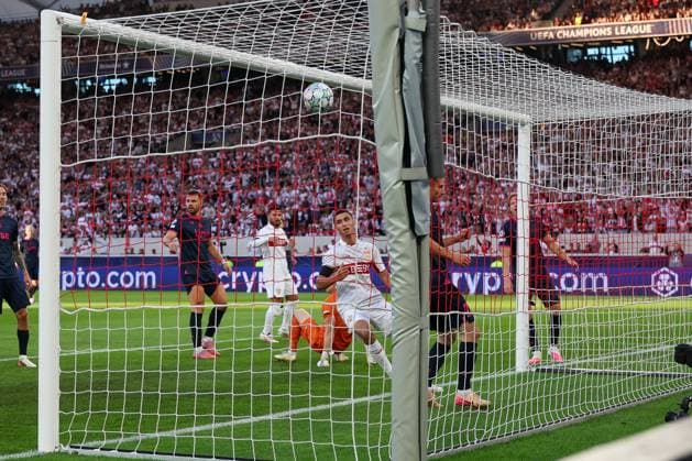 Das 1:0 durch Ermedin Demirovic 9 (VfB Stuttgart), nicht im Bild, mit Bilal El Khannouss 11 (VfB Stuttgart), VfB Stuttgart vs. Viking Stavanger, Fussball, Maenner, UEFA Champions League, Saison 2026 2027, 1. Spieltag, 09.09.2026 Stuttgart Baden-Wuerttemberg Deutschland