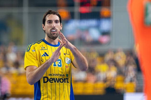 Kielce 09.09.2026. Handball EHF Champions League season 2026 2027 round 1 match between Industria Kielce and HC Kriens-Luzern in Kielce, Poland --- Pilka reczna EHF Liga Mistrzow sezon 2026 2027 kolejka 1 mecz : Industria Kielce - HC Kriens-Luzern Persons Shown : Julien Bos Photo by Igor Jakubowski Arena Akcji NEWSPIX.PL --- newspix.pl 
