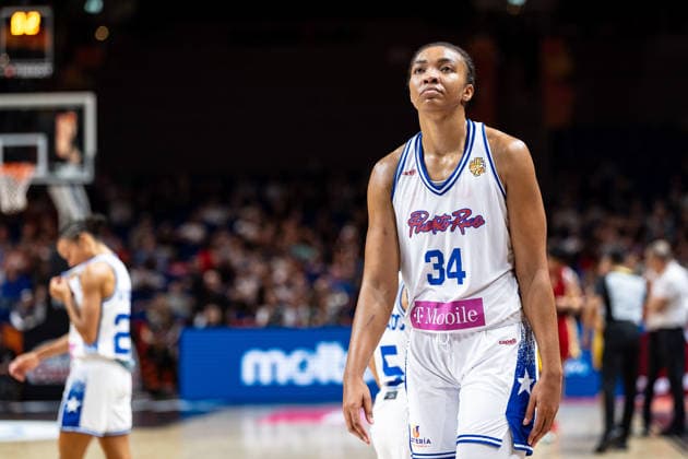 Imani McGee-Stafford (Puerto Rico, 34) enttaeuscht Enttaeuschung nach Niederlage, GER, Puerto Rico vs. China, Basketball, FIBA Women s World Cup 2026, Qualifikation fuers Viertelfinale, 09.09.2026 GER, Puerto Rico vs. China, Basketball, FIBA Women s World Cup 2026, Qualifikation fuers Viertelfinale, 09.09.2026 Berlin Copyright: xEibner-Pressefoto MaxxVincenx EP_MVN