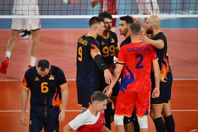 CEV EuroVolley 2026, Romania - Latvia Romania players react during the CEV EuroVolley 2026 game between Romania and Latvia, in Cluj Napoca, Romania, 9 September 2026. Alex Nicodim Imago Images Copyright: xAlexxNicodimx