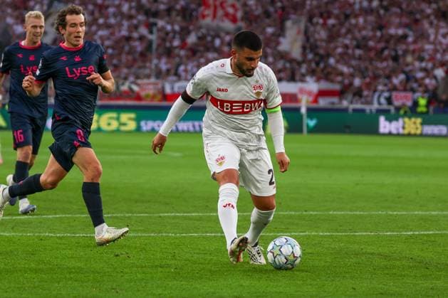 Deniz Undav 26 (VfB Stuttgart) in Aktion, VfB Stuttgart vs. Viking Stavanger, Fussball, Maenner, UEFA Champions League, Saison 2026 2027, 1. Spieltag, 09.09.2026 Stuttgart Baden-Wuerttemberg Deutschland