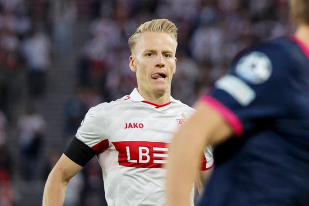 Chris Führich, Fuhrich (VfB Stuttgart, 10), Mimik, Gesichtsausdruck, Emotion , Deutschland, Fussball, UEFA Champions League, 1. Spieltag, 2026 2027, VfB Stuttgart vs. Viking Stavanger, 09.09.2026, Stuttgart Arena Stuttgart Deutschland Copyright: xGrantxHubbsx