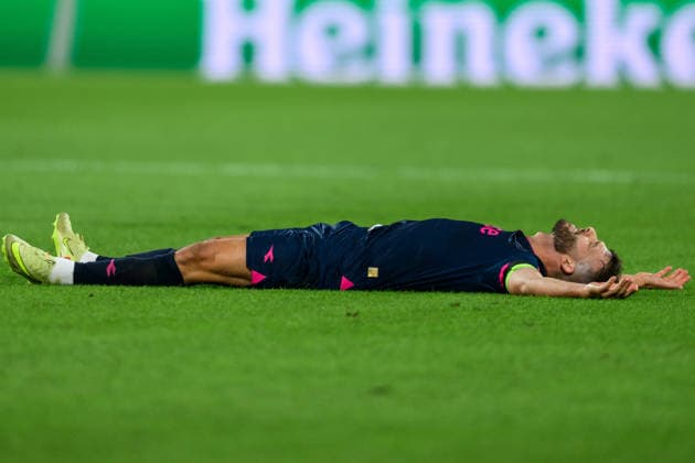 260909 Zlatko Tripic of Viking during the UEFA Champions League football match between VfB Stuttgart and Viking on September 9, 2026 in Stuttgart. Photo: Marius Simensen BILDBYRAN COP 238 MM0072 bbeng football fotball fotboll soccer uefa champions league mesterligaen viking vfb stuttgart Copyright: MARIUSxSIMENSEN BB260909BB732