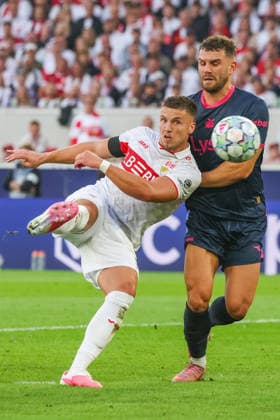 09.09.26 VfB Stuttgart - Viking Stavanger Deutschland, Stuttgart, 09.09.2026, Fussball, UEFA Champions League, Saison 2026 2027, VfB Stuttgart - Viking Stavanger: Ermedin Demirovic (VfB Stuttgart), Tor 3:1 Demirovic.
