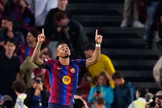FC Barcelona, Barca v Feyenoord - UEFA Champions League 2026 27 League Phase MD1 Gabriel Jesus centre-forward of Barcelona and Brasil celebrates after scoring his sides first goal during the UEFA Champions League 2026 27 League Phase MD1 match between FC Barcelona and Feyenoord at Camp Nou on September 9, 2026 in Barcelona, Spain. Barcelona Spain  Copyright: xJosexBretonx originalFilename:bretonhernandez-fcbarcel260909_np3tB.jpg