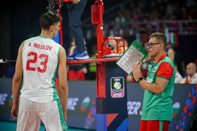 Volleyball - CEV EuroVolley 2026 Group B - Bulgaria vs North Macedonia - 09.09.2026 SOFIA, BULGARIA - September 9th: Gianlorenzo Blengini, Head Coach of Bulgaria during CEV EuroVolley 2026, Group B match between Bulgaria vs North Macedonia at Arena 8888 on September 9th, 2026 in Sofia, Bulgaria. Copyright: xYulianxTodorovx