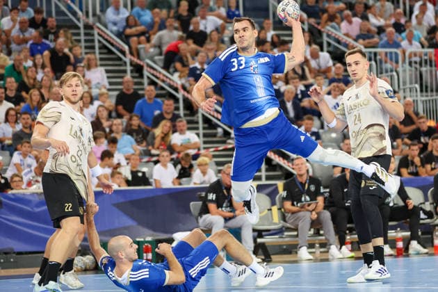 HC Zagreb v RK Celje Pivovarna Lasko - EHF Champions League Men Group Phase - Group C ZAGREB, CROATIA - SEPTEMBER 9: Jovica Nikolic of HC Zagreb in action during the EHF Champions League Men Group Phase match between HC Zagreb and RK Celje Pivovarna Lasko at Arena Zagreb on September 9, 2026 in Zagreb, Croatia.  MatijaxHabljak PIXSELL