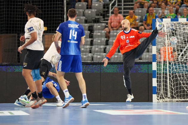 HC Zagreb v RK Celje Pivovarna Lasko - EHF Champions League Men Group Phase - Group C ZAGREB, CROATIA - SEPTEMBER 9: Urh Kastelic of HC Zagreb in action during the EHF Champions League Men Group Phase match between HC Zagreb and RK Celje Pivovarna Lasko at Arena Zagreb on September 9, 2026 in Zagreb, Croatia.  MatijaxHabljak PIXSELL