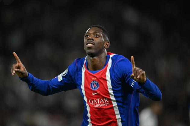 PSG v SK Slovan Bratislava - UEFA Champions League PARIS, FRANCE - SEPTEMBER 9: Paris Saint-Germain’s Ousmane Dembele (10) celebrates after scoring a goal during the UEFA Champions League match between Paris Saint-Germain and SK Slovan Bratislava at Parc des Princes in Paris, France, on September 9, 2026. Mustafa Yalcin Anadolu Paris France. Editorial use only. Please get in touch for any other usage.  Copyright: x2026xAnadoluxMustafaxYalcinx