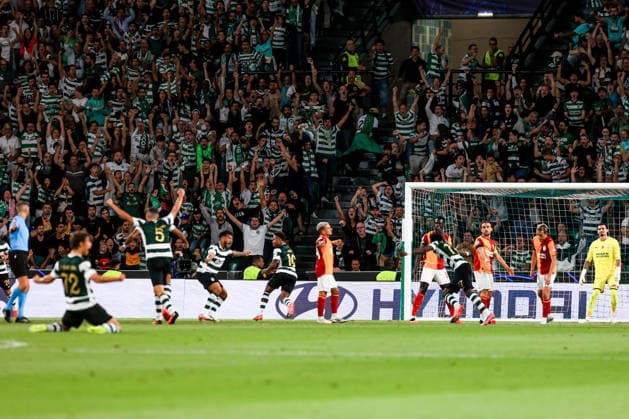 Estadio Jose Alvalde Geny Catamo forward of Sporting CP celebrates after scoring the team s first goal during the UEFA Champions League 2025 26 League Phase MD1 match between Sporting CP and Galatasaray at Estadio JosÃ Alvalade on September 9, 2026 in Lisbon, Portugal. UEFA Champions League 2026 27 - Sporting CP vs Galatasaray (Valter Gouveia SPP) Copyright: xValterxGouveia SPPx spp-en-VaGo-VG_L1003