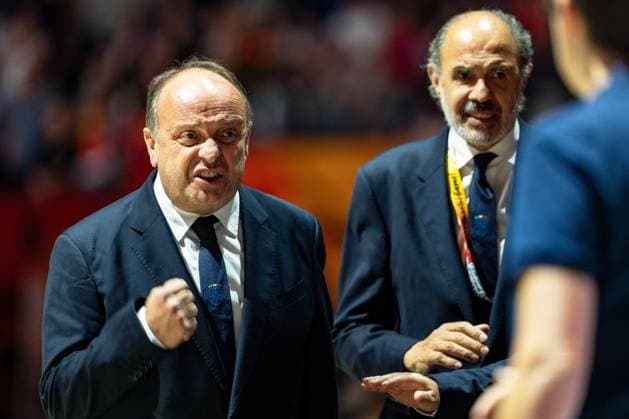 Andrea Capobianco (Italien, Trainer), GER, Italien vs. Australien, Basketball, FIBA Women s World Cup 2026, Qualifikation fuers Viertelfinale, 09.09.2026 GER, Italien vs. Australien, Basketball, FIBA Women s World Cup 2026, Qualifikation fuers Viertelfinale, 09.09.2026 Berlin Copyright: xEibner-Pressefoto MaxxVincenx EP_MVN
