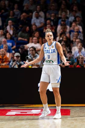 Francesca Pan (Italien, 11) enttaeuscht Enttaeuschung, GER, Italien vs. Australien, Basketball, FIBA Women s World Cup 2026, Qualifikation fuers Viertelfinale, 09.09.2026 GER, Italien vs. Australien, Basketball, FIBA Women s World Cup 2026, Qualifikation fuers Viertelfinale, 09.09.2026 Berlin Copyright: xEibner-Pressefoto MaxxVincenx EP_MVN