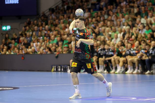 09.09.2026, xtgx, Handball Champions LegaueL, SC Magdeburg - Kolstad Handbold emspor, v.l. Tim Thielecke (Magdeburg, 8) Magdeburg