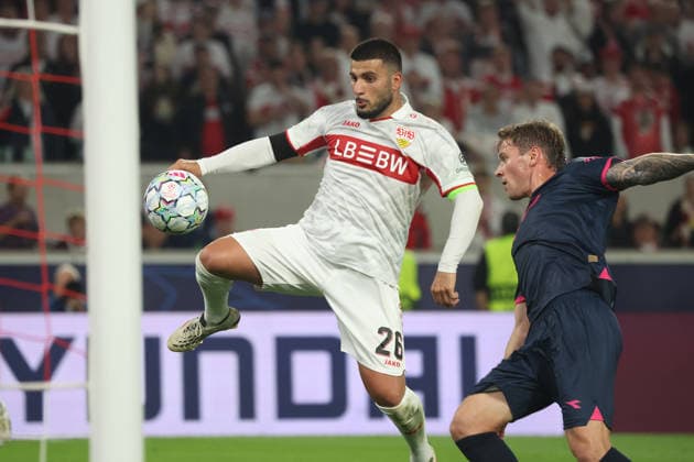 09.09.26 VfB Stuttgart - Viking Stavanger Deutschland, Stuttgart, 09.09.2026, Fussball, UEFA Champions League, Saison 2026 2027, VfB Stuttgart - Viking Stavanger: Deniz Undav, VfB, links.
