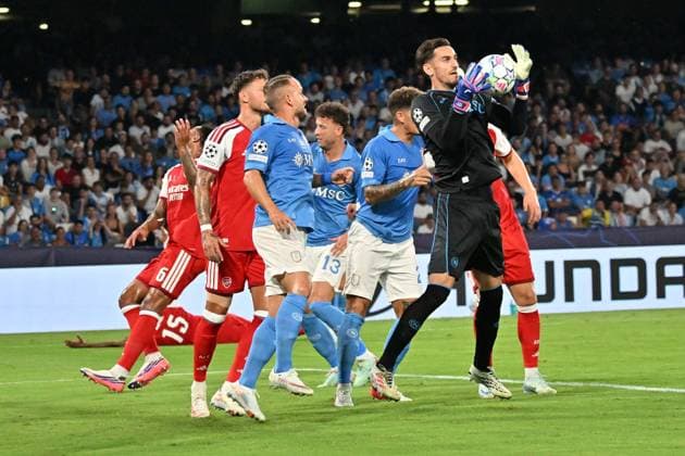 Foto IPP Felice De Martino Napoli 09 09 2026 Calcio Champions League 2026-2027 Napoli - Arsenal Nella foto: Alex Meret Italy Photo Press World Copyright Napoli italy Italia ITALY  Copyright: xR4924_italyphotopressx