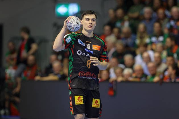09.09.2026, xtgx, Handball Champions LegaueL, SC Magdeburg - Kolstad Handbold emspor, v.l. Tim Thielecke (Magdeburg, 8) Magdeburg