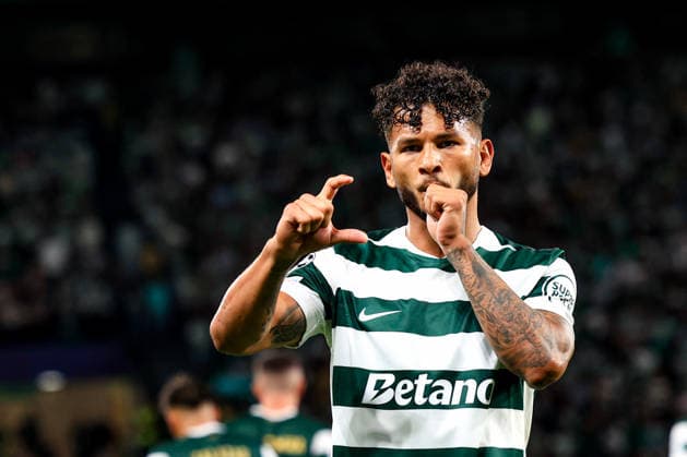 LISBON, PORTUGAL - SEPTEMBER 9: Luis Suárez forward of Sporting CP celebrates after scoring the team s second goal during the UEFA Champions League 2026 27 League Phase MD1 match between Sporting Club de Portugal and Galatasaray A S at Estadio Jose Alvalade on September 9, 2026 in Lisbon, Portugal (Photo by Valter Gouveia Sports Press Photo SPP) Copyright: xSportsxPressxPhotox Sportspressphoto_SPR226971