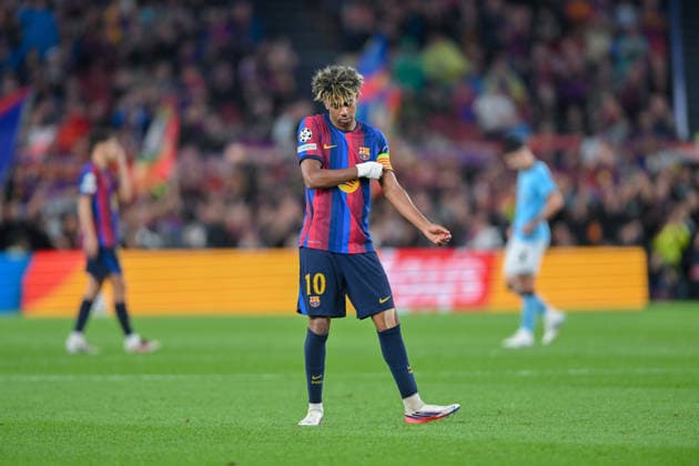 FC Barcelona, Barca v FEYENOORD SPOTIFY CAMP NOU. BARCELONA. September 9, 2026 FC BARCELONA vs FEYENOORD September 9, 2026 Lamine Yamal (10) of FC Barcelona during the soccer match corresponding to the group stage match of the UEFA Champions League between FC Barcelona and Feyenoord at Spotify Camp Nou in Barcelona, Spain. Barcelona ESP Copyright: xS.xRosx