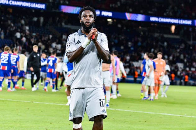 FOOTBALL : Paris Saint Germain vs Slovan Bratislava - Ligue des Champions - Phase de Ligue - JournÃ e 1 - 09 09 2026 Sandro Cruz (Slovan Bratislava) ParisFrance  Copyright: xBaptistexAutissierx