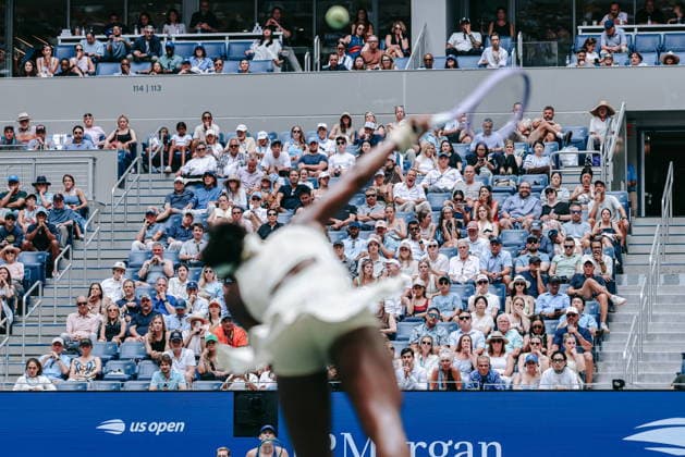 US Open tennis tournament - Day 11 Coco Gauff of USA in action against Mirra Andreeva of Russia during the Women s Singles Quarter Finals match of the US Open Tennis Championships in Flushing Meadows, New York, USA, 09 September 2026. FLUSHING MEADOWS NEW YORK United States  Copyright: xOLGAxFEDOROVAx