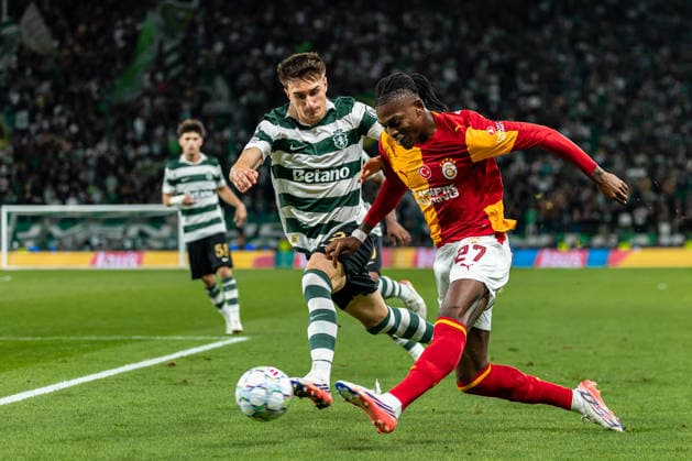 September 9, 2026, Lisbon, Lisbon, Portugal: Rafael Leao of Galatasaray SK passes the ball during the Uefa Champions League 2026-27 match between Sporting CP and Galatasaray SK at Estadio Jose Alvalade on September 9, 2026 in Lisbon, Portugal. Lisbon Portugal - ZUMAs391 20260909_znp_s391_050 Copyright: xCarlosxSilvax