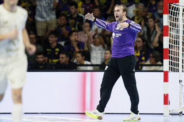 Handball - Champions League - NAntes vs Orlen Wisla Plock Christoffer Hoffmann BONDE of HBC Nantes during the EHF Champions League, Group Phase handball match between HBC Nantes and Orlen Wisla Plock on 09 September 2026 at H Arena in Nantes, France - Photo Julien Kammerer NantesFrance  Copyright: xJulienxKammererx