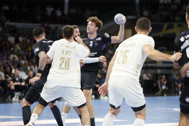 Handball - Champions League - NAntes vs Orlen Wisla Plock Thibaud BRIET of HBC Nantes during the EHF Champions League, Group Phase handball match between HBC Nantes and Orlen Wisla Plock on 09 September 2026 at H Arena in Nantes, France - Photo Julien Kammerer NantesFrance  Copyright: xJulienxKammererx