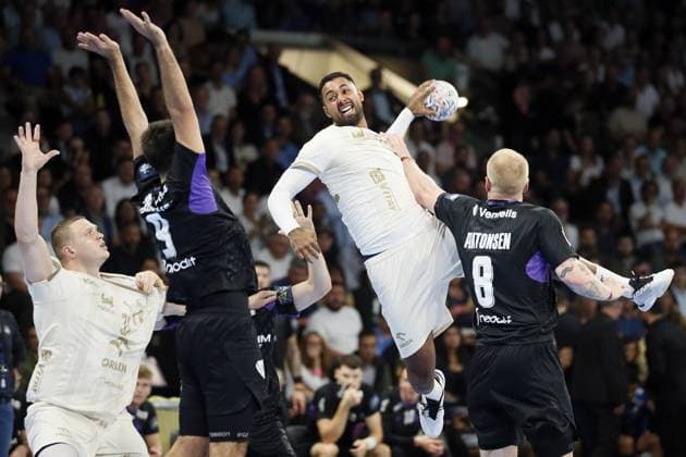 Handball - Champions League - NAntes vs Orlen Wisla Plock Melvyn RICHARDSON of Orlen Wisla Plock during the EHF Champions League, Group Phase handball match between HBC Nantes and Orlen Wisla Plock on 09 September 2026 at H Arena in Nantes, France - Photo Julien Kammerer NantesFrance  Copyright: xJulienxKammererx