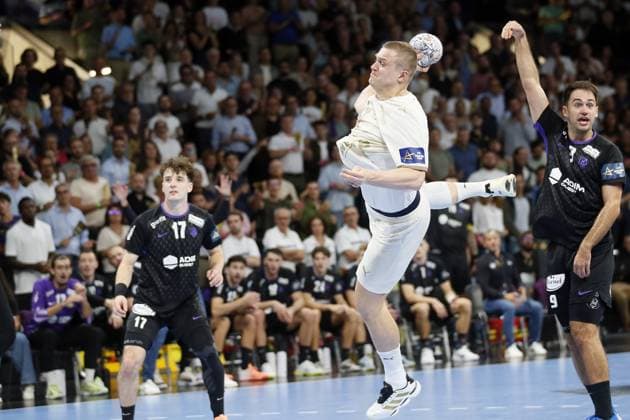 Handball - Champions League - NAntes vs Orlen Wisla Plock Dawid DAWYDZIK of Orlen Wisla Plock during the EHF Champions League, Group Phase handball match between HBC Nantes and Orlen Wisla Plock on 09 September 2026 at H Arena in Nantes, France - Photo Julien Kammerer NantesFrance  Copyright: xJulienxKammererx