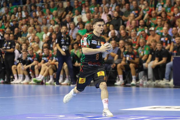 09.09.2026, xtgx, Handball Champions LegaueL, SC Magdeburg - Kolstad Handbold emspor, v.l. Tim Thielecke (Magdeburg, 8) Magdeburg