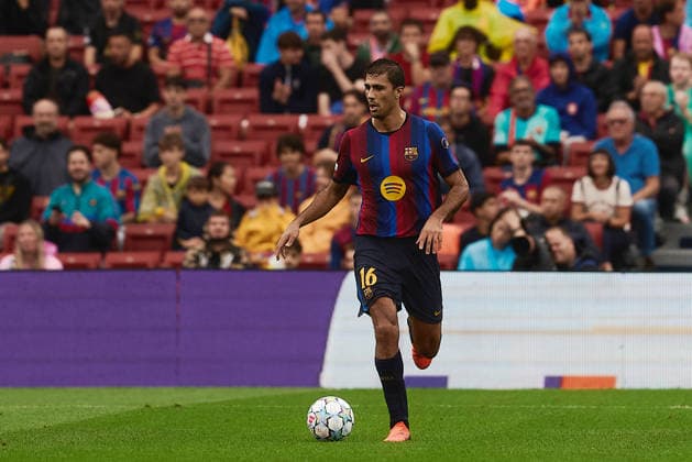 ESP: UEFA Champions League football FC Barcelona, Barca v Feyenoord Rotterdam Rodrigo Hernandez Rodri of FC Barcelona during UEFA Champions League football between FC Barcelona v Feyenoord Rotterdam played at Spotify Camp Nou Stadium in Barcelona on September 9, 2026 in Spain Spain Futbol Copyright: xAgenciaxLOFx