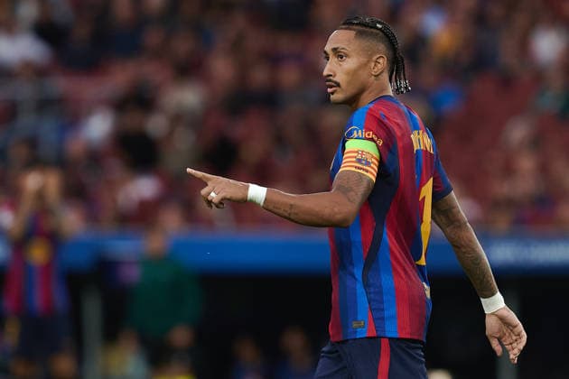 ESP: UEFA Champions League football FC Barcelona, Barca v Feyenoord Rotterdam Raphinha of FC Barcelona during UEFA Champions League football between FC Barcelona v Feyenoord Rotterdam played at Spotify Camp Nou Stadium in Barcelona on September 9, 2026 in Spain Spain Futbol Copyright: xAgenciaxLOFx