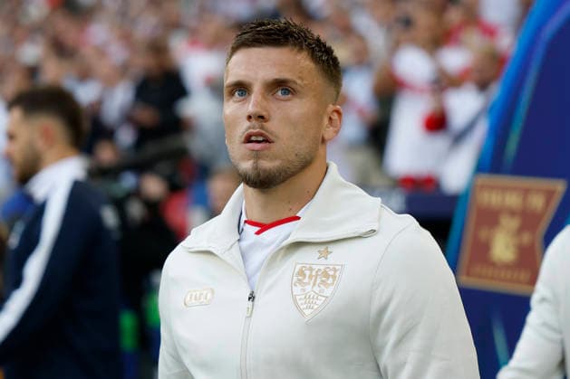 v.l.n.r.: Ermedin Demirovic (VfB Stuttgart), im UEFA-Champions-League-Spiel zwischen dem VfB Stuttgart und Viking FK in der MHP Arena, Stuttgart, Deutschland, am 9. September 2026.d in action during the UEFA Champions League match between VfB Stuttgart and Viking FK at the MHP Arena, Stuttgart, Germany, on September 9, 2026. Copyright: HMBxMedia xHeikoxBecker