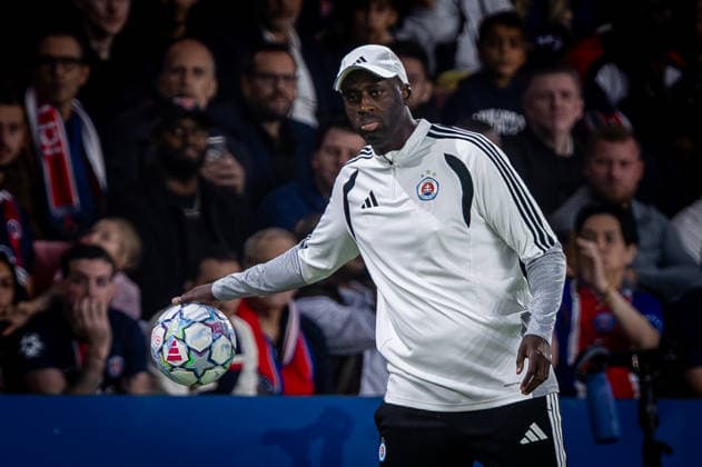 PARIS - SLOVAN BRATISLAVA Head coach of Slovan Yaya Toure during the matchday 1 of League phase round of UEFA Champions league football match between Paris Saint Germain and SK Slovan Bratislava at Parc des Princes. Paris, France, September 09, 2026. Copyright: xx 080A3972