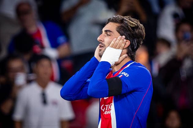 PARIS - SLOVAN BRATISLAVA Ferran Torres of PSG celebrates a goal during the matchday 1 of League phase round of UEFA Champions league football match between Paris Saint Germain and SK Slovan Bratislava at Parc des Princes. Paris, France, September 09, 2026. Copyright: xx 080A4266