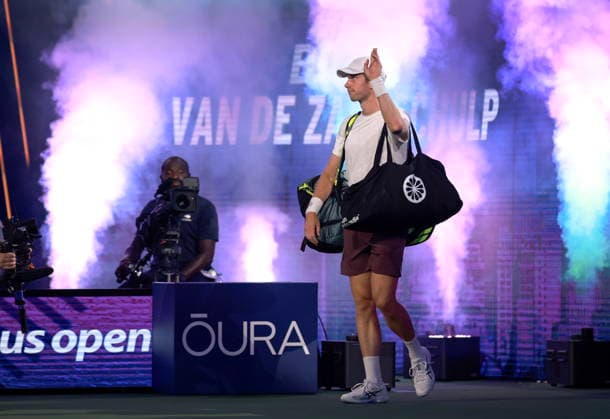 US Open tennis tournament - Day 11 Botic Van de Zandschulp of the Netherlands enters the court before his match against Alexander Zverev of Germany during the Men s Singles Quarterfinals of the US Open Tennis Championships at the USTA Billie Jean King National Tennis Center in Flushing Meadows, New York, USA, 09 September 2026. FLUSHING MEADOWS NEW YORK United States  Copyright: xCRISTOBALxHERRERA-ULASHKEVICHx