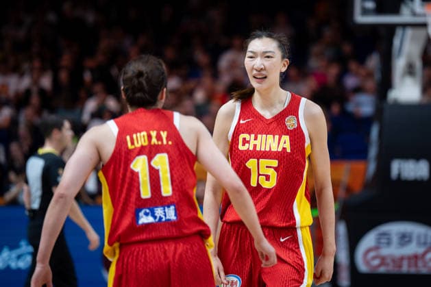 Puerto Rico V China: Qualification To Quarter-Finals - FIBA Women s Basketball World Cup Germany 2026 Han Xu plays during the quarter-final match between Puerto Rico and China at the 2026 FIBA Women s Basketball World Cup in Berlin, Germany, on September 9, 2026. Berlin Germany  Copyright: xMarcinxGolbax originalFilename:golba-puertori260909_np3re.jpg