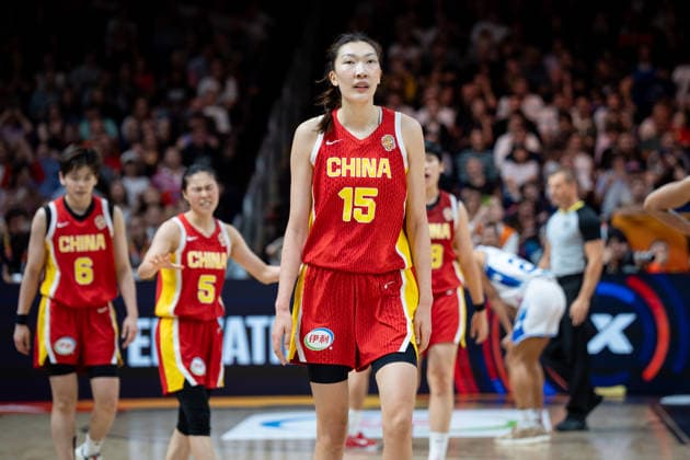 Puerto Rico V China: Qualification To Quarter-Finals - FIBA Women s Basketball World Cup Germany 2026 Han Xu plays during the quarter-final match between Puerto Rico and China at the 2026 FIBA Women s Basketball World Cup in Berlin, Germany, on September 9, 2026. Berlin Germany  Copyright: xMarcinxGolbax originalFilename:golba-puertori260909_npwwJ.jpg