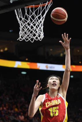 (260910) -- BERLIN, Sept. 10, 2026 -- Han Xu of China competes during the qualification to quarter-finals match between China and Puerto Rico at the FIBA Women s Basketball World Cup 2026 in Berlin, Germany, Sept. 9, 2026. ) (SP)GERMANY-BERLIN-BASKETBALL-WOMEN S WORLD CUP-CHN VS PUR HexCanling 
