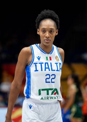 Italy V Australia: Qualification To Quarter-Finals - FIBA Women s Basketball World Cup Germany 2026 Olbis Andre plays during the FIBA Women s Basketball World Cup 2026 quarterfinals match between Italy and Australia in Berlin, Germany, on September 9, 2026. Berlin Germany  Copyright: xMarcinxGolbax originalFilename:golba-italyvau260909_npvOl.jpg