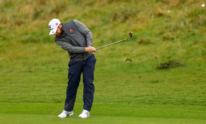 2026 Amgen Irish Open - First Round, Trump International Golf Links, Doonbeg 10 9 2026 Tyrrell Hatton plays from the fairway on the second Tyrrell Hatton plays from the fairway on the second 10 9 2026  Copyright: xx BB3_7561