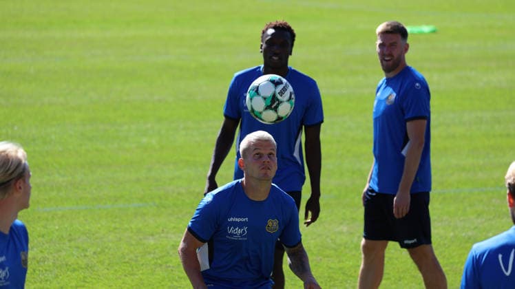 10.09.2026, xrekx, Fussball 3.Liga, 1.FC Saarbruecken - Training v.l. Florian Pick (1.FC Saarbruecken) Saarbruecken