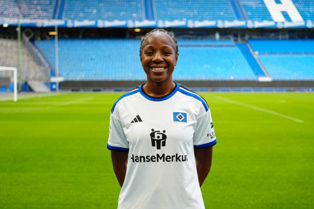 Celainy Obispo (Hamburger SV, 05) GER, Hamburger SV, Fussball, Frauen, Porträttermin, 09.09.2026 GER, Hamburger SV, Fussball, Frauen, Porträttermin, 09.09.2026 Hamburg *** Celainy Obispo, Hamburger SV, 05 GER, Hamburger SV, soccer, women, photo shoot, 09 09 2026 GER, Hamburger SV, soccer, women, photo shoot, 09 09 2026 Hamburg Copyright: xEibner-Pressefoto MarcelxvonxFehx EP_MFN