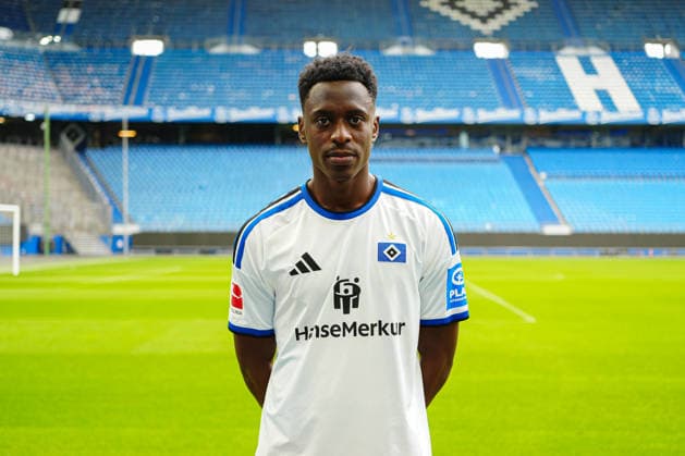 Albert Sambi Lokonga (Hamburger SV, 06) GER, Hamburger SV, Fussball, Porträttermin, 09.09.2026 GER, Hamburger SV, Fussball, Porträttermin, 09.09.2026 Hamburg *** Albert Sambi Lokonga, Hamburger SV, 06 GER, Hamburger SV, soccer, photo shoot, 09 09 2026 GER, Hamburger SV, soccer, photo shoot, 09 09 2026 Hamburg Copyright: xEibner-Pressefoto MarcelxvonxFehx EP_MFN