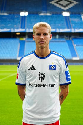 Albert Gronbaek (Hamburger SV, 11) GER, Hamburger SV, Fussball, Porträttermin, 09.09.2026 GER, Hamburger SV, Fussball, Porträttermin, 09.09.2026 Hamburg *** Albert Gronbaek, Hamburger SV, 11 GER, Hamburger SV, soccer, photo shoot, 09 09 2026 GER, Hamburger SV, soccer, photo shoot, 09 09 2026 Hamburg Copyright: xEibner-Pressefoto MarcelxvonxFehx EP_MFN