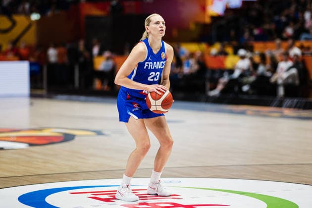 FIBA Women™s Basketball World Cup 2026: China vs. Frankreich, 10.09.2026 Marine Johannes (Frankreich, 23); Basketball, FIBA Women™s Basketball World Cup 2026, Final Phase, Viertelfinale: China vs. Frankreich am 10.09.2026 in der Uber Arena, Berlin Copyright: xBEAUTIFULxSPORTS Tonhäuserx